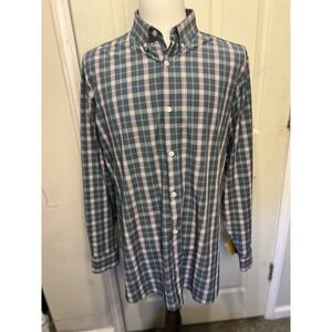 Mizzen And Main Plaid Button Up‎ Men's Shirt 2xl